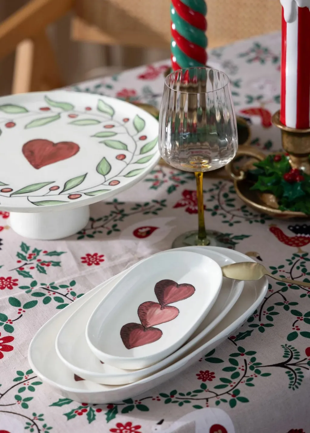 Set pjatash dekorative, 4 copë, Hermia Concept, LUV0018 - 1