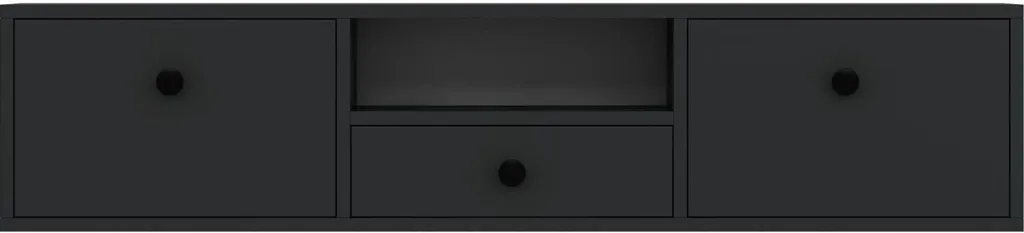 Komodë TV Skye Decor, anthracite, e zezë, 1301-DROP-1 - 3