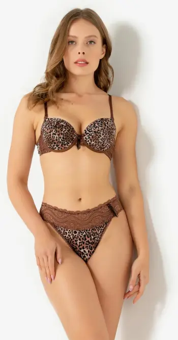 Set reçetash dhe brekësh Jumeon, leopard, 148-006610