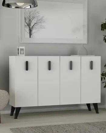 Konsol Skye Decor, e bardhë, 8180KM-64