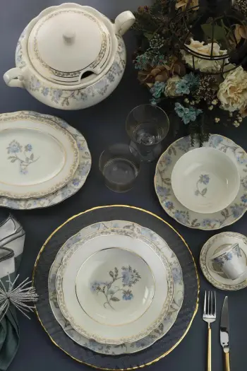Set enësh për drekë, 68 copë, Hermia Concept, BNOLY68YT43010542