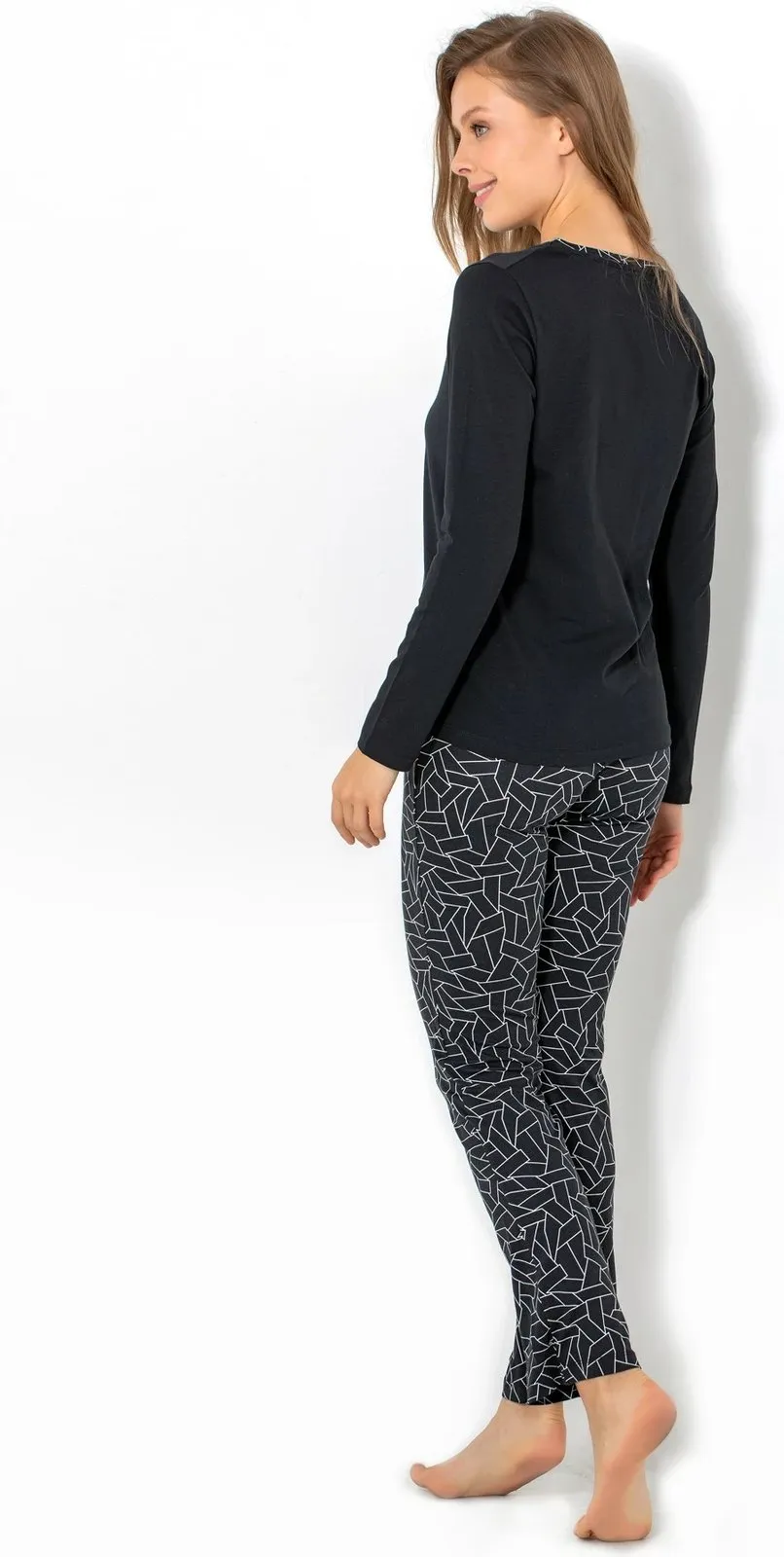 Set pizhamash për gra, Jumeon, 002-000558, e zezë - 5