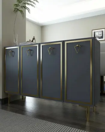 Konsol Skye Decor, anthracite, gold, 8160KM-1