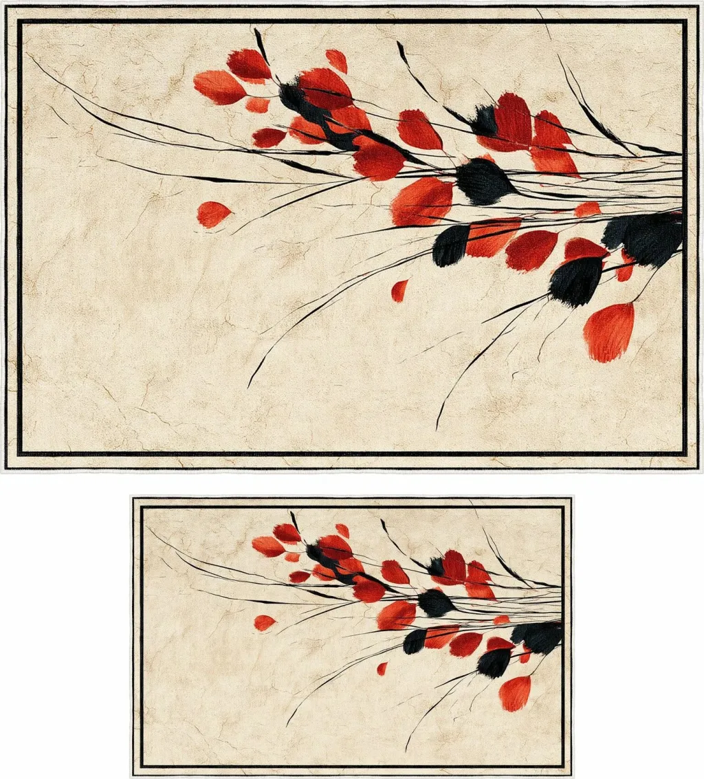 Set tapetash për banjo, 2 copë, Mijolnir, Asr03, bezhë - 5