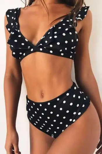 Set bikini (2 pjesë), Jumeon, MS4222, e zezë