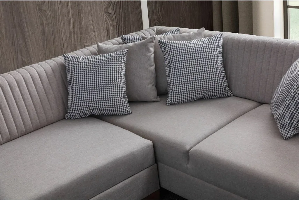 Kënd-sofë krevati Atelier del Sofa, West majtas, krem - 3