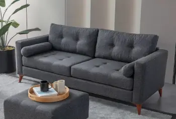 Divan treshe Atelier del Sofa, ngjyrë antracit