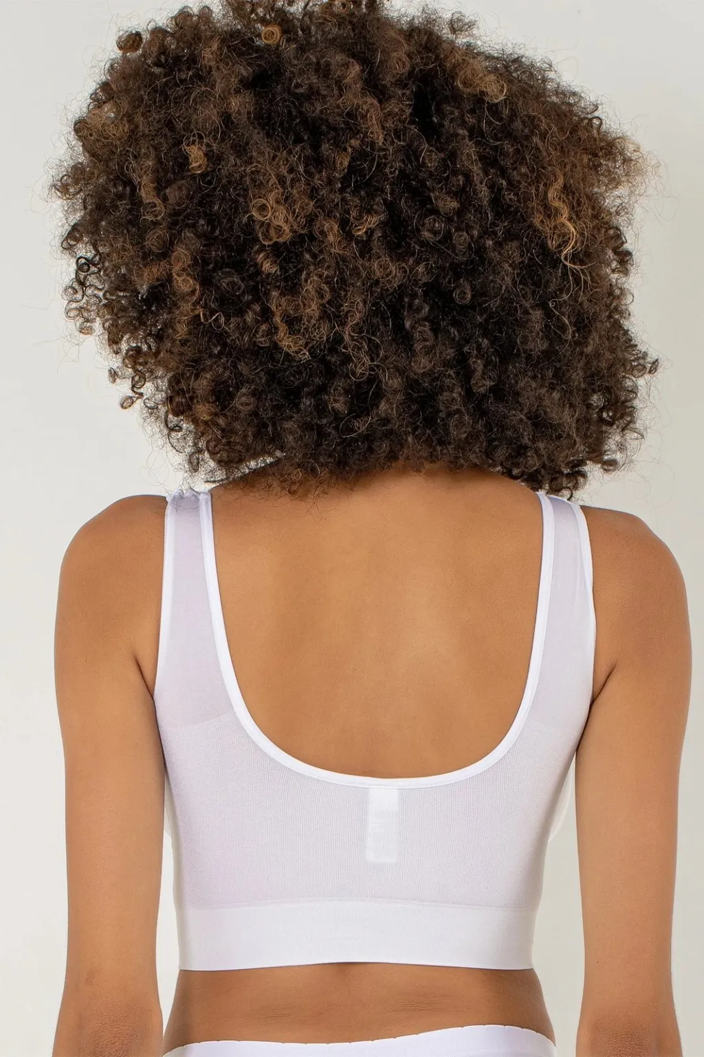 Bustier i bardhë pa vija, Jumeon, 002-000301 - 5