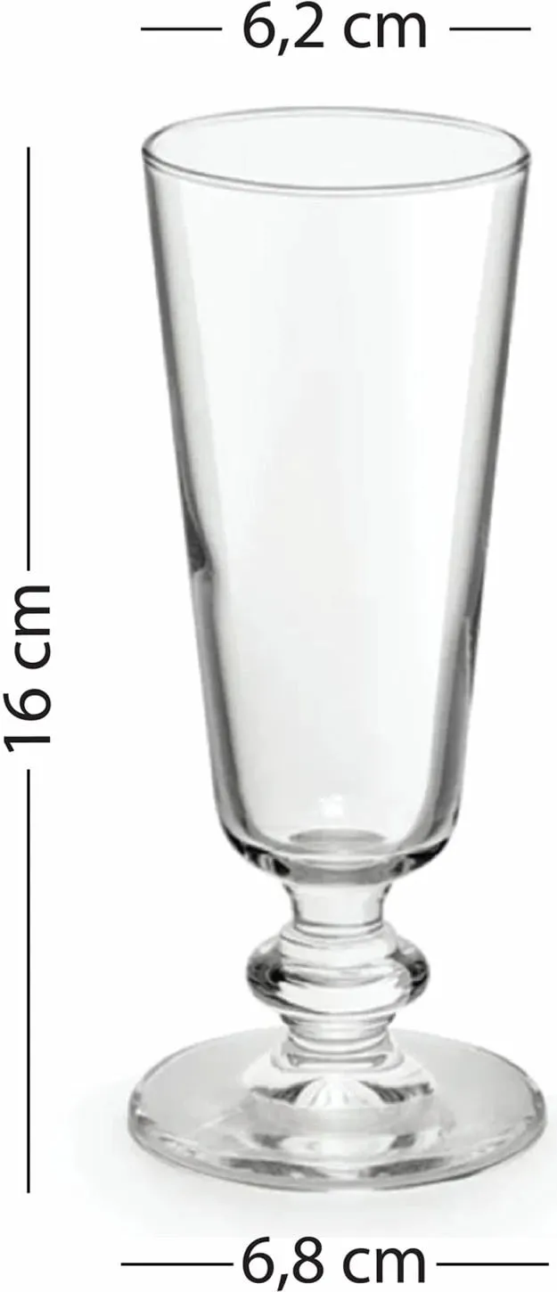 Set gotash prej qelqi (4 copë), Hermia Concept, Pure 180 - ari, transparent - 4