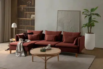 Këndare Flexy Relax, ngjyrë e kuqe tjegulle, Atelier del Sofa