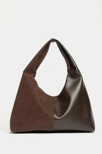 Çantë supi Zoozie Bags, ngjyrë kafe, MK1020025SV10-001, lëkurë PU
