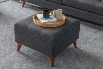 Tufet Atelier del Sofa, ngjyrë antracit, 60x60x30 cm