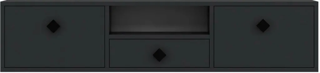 Komodë për TV, ngjyrë antracit dhe e zezë, Skye Decor, 1305-DROP-1 - 3