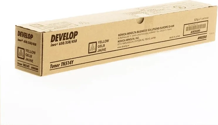Toner, Develop, TN-514Y A9E82D0, 26000 faqe, madhësi standarde, e verdhë - 1