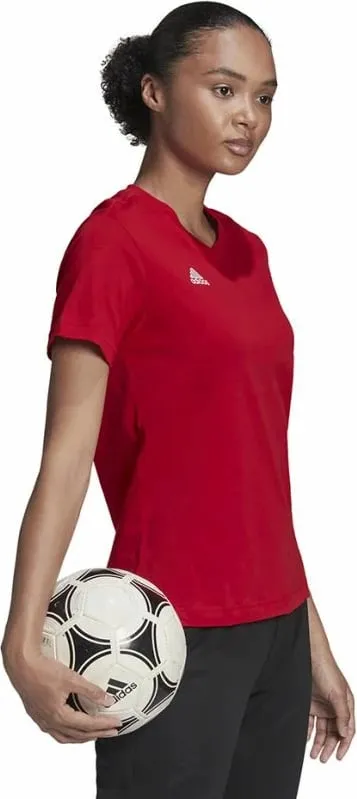 Maicë adidas për femra, e kuqe - 3