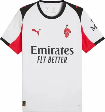 Fanellë futbolli Puma AC Milan për meshkuj, e bardhë