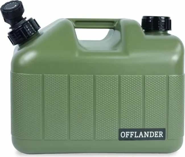 Rezervuar uji Offlander me rubinet për turizëm, 10L, jeshil - 2