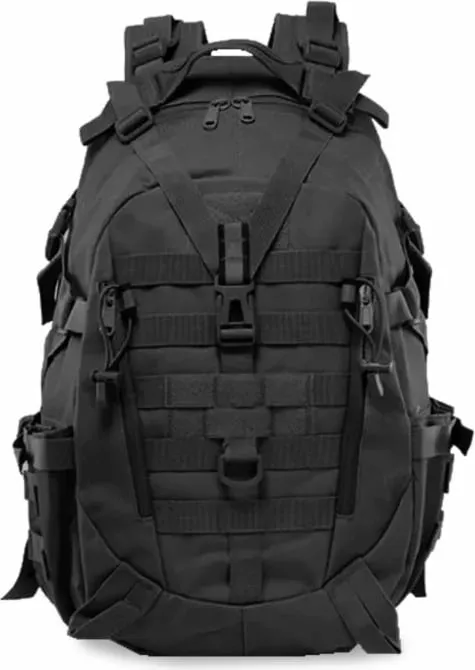 Çantë shpine për turizëm Offlander Survival Trekker, 25L, e zezë - 1