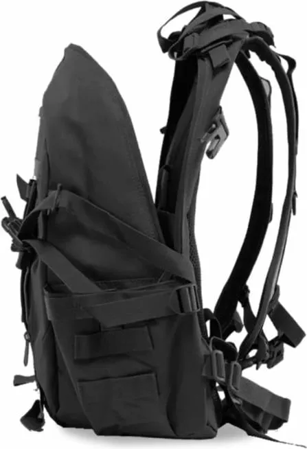 Çantë shpine për turizëm Offlander Survival Trekker, 25L, e zezë - 2