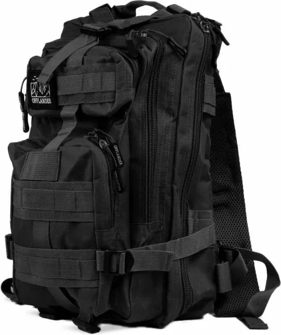 Çantë shpine për turizëm Offlander, 25L, e zezë - 1