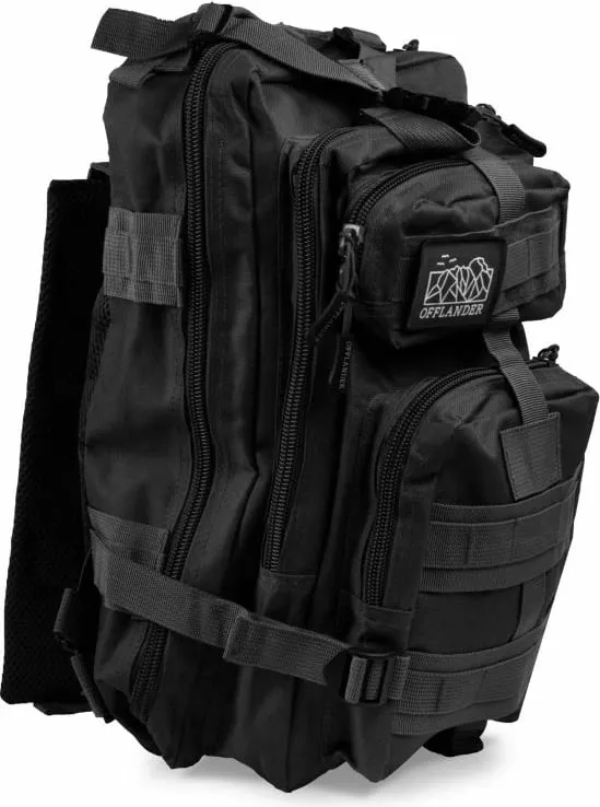 Çantë shpine për turizëm Offlander, 25L, e zezë - 3