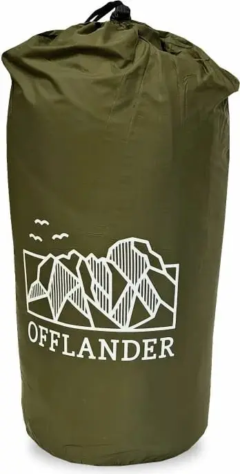 Batani për kamping Offlander, 200x140, për meshkuj dhe femra, ngjyrë jeshile