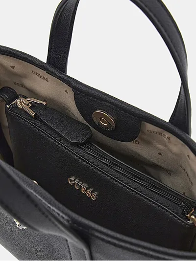 Set çantash për femra GUESS, të zeza - 5
