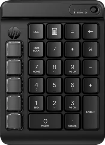 Tastierë HP, numerike, wireless, e zezë
