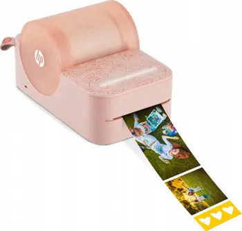 Printer për etiketa dhe foto HP Sprocket Panorama, Bluetooth, rozë