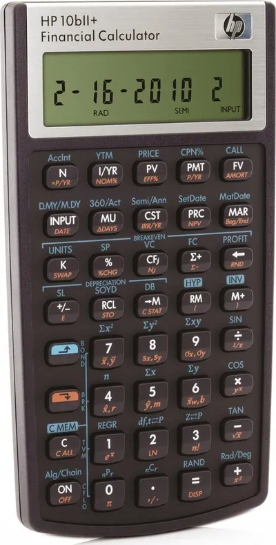 Kalkulator financiar HP 10bII Plus Bluestar, 170 funksione, i zi - 1