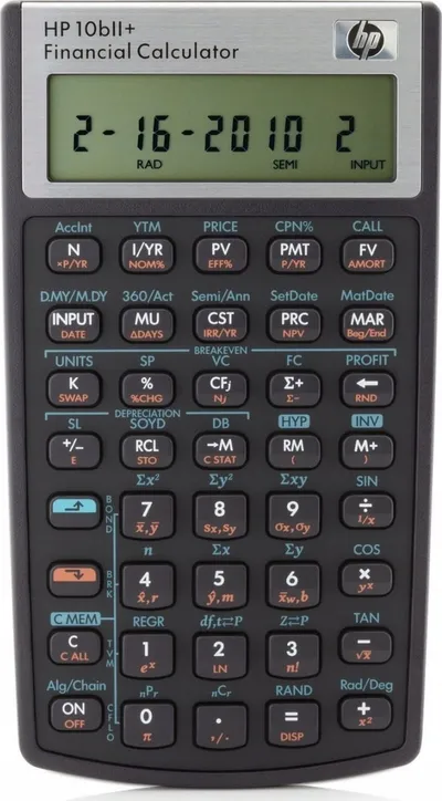 Kalkulator financiar HP 10bII Plus Bluestar, 170 funksione, i zi - 3