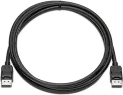 Kabllo HP, 2 x DisplayPort (VN567AA), 2 m, e zezë
