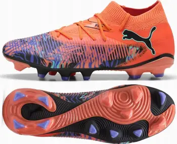 Këpucë futbolli Puma Future 8 Match Creativity FG AG, meshkuj, fushë natyrale dhe sintetike, shumëngjyrëshe