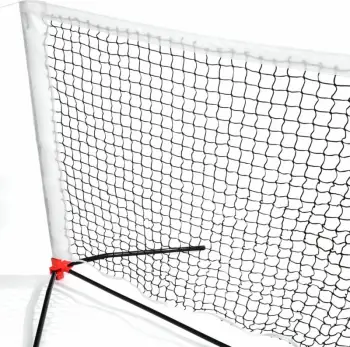 Rrjetë futbolli dhe tenisi Netfloors KIT NO.10 STP-PR6001, 6 x 1 m, me çantë transporti, e bardhë