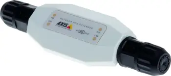 Extender PoE Axis 01148-001, 100 m, i zi dhe i bardhë