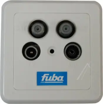 Shperndarës i antenës për 2 x SAT, 1 x Receiver dhe 1 x Radio Origjinal FUBA