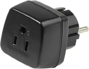 Adapter kualitativ rryme per sistem USA ne EU nga firma VIVANCO, ngarkesa maksimale 15 amper / 3000Watt