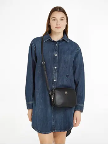 Çantë për femra TOMMY HILFIGER, e zezë