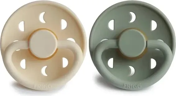 Biberon FRIGG Moon Phase, 6-18 muaj, 2 copë, e bardhë/e gjelbër - 3
