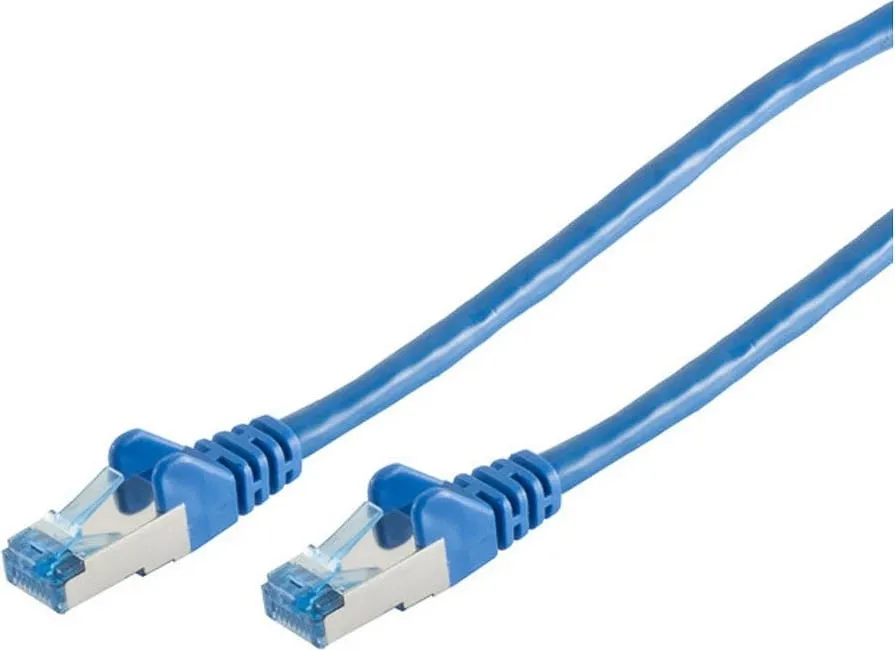 Kabëll rrjeti No-Name CAT6a RJ45, 1m, Blu - 1