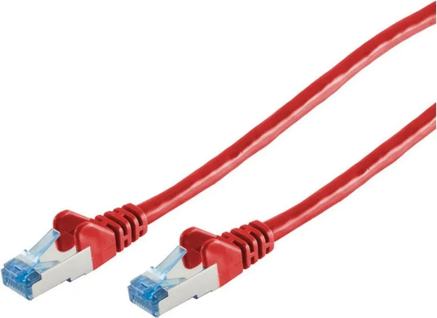 Kabllo rrjeti No-Name CAT6a RJ45, 3m, e kuqe - 1