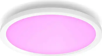 Panel tavani LED Philips Hue Surimu, White and Color Ambiance, i rrumbullakët, i bardhë