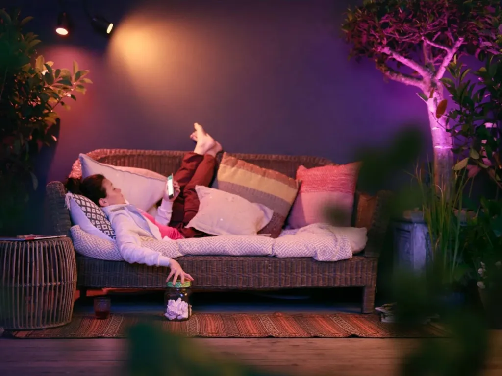 Dritë spot Philips Hue Lily Outdoor, Smart, LED, Alumini, E zezë - 6