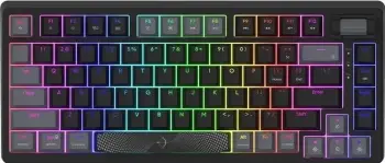 Tastierë Aqirys ADARA MINI LE, RGB, 81 taste, black-grey