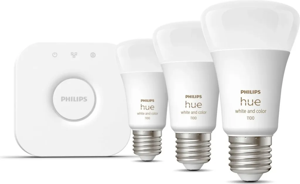 Set ndriçimi smart Philips Hue, E27 9W RGBW, kontroll smart, i bardhë - 3