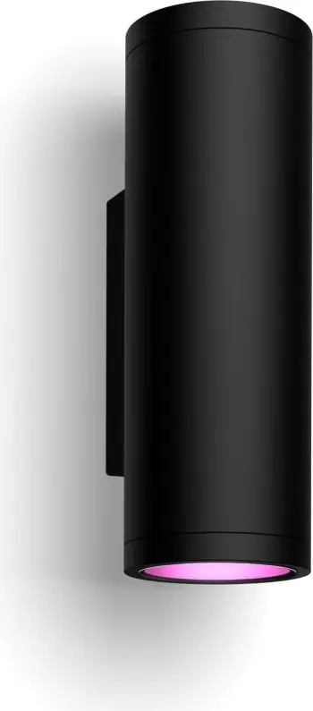 Dritë muri Philips Hue Appear, LED, Metal, Ngjyrë e zezë