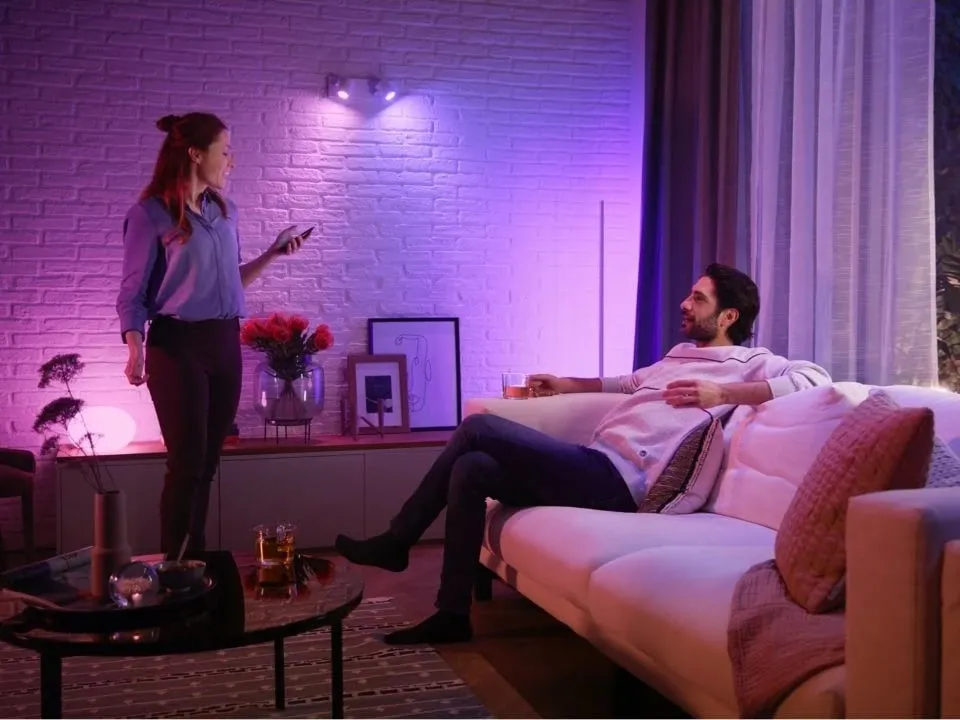 Dritë LED Philips Hue GU10, Smart, Ndryshim ngjyrash, E bardhë - 5