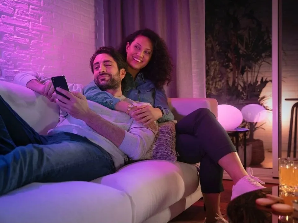 Dritë LED Philips Hue GU10, Smart, Ndryshim ngjyrash, E bardhë - 6