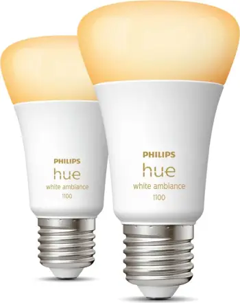 Llambë smart Philips Hue White ambience A60 E27, LED, 1100 lm, Bardhë