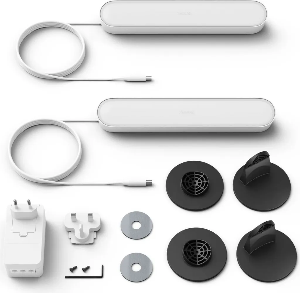 Dritë e zgjuar Philips Hue Play, dy pako, LED, Bluetooth, e bardhë - 10